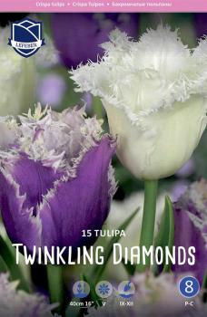 Тюльпан Твинклин Даймондс смесь (Twinkling Diamonds - Cummins/Honeymoon), 15 шт - картинка 2