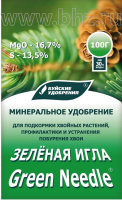Водорастворимое удобрение &quot;Зеленая игла&quot; (порошок), 100 г